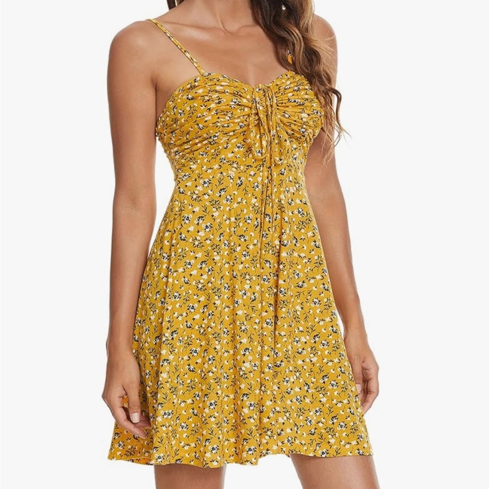 Yellow Floral Sundress